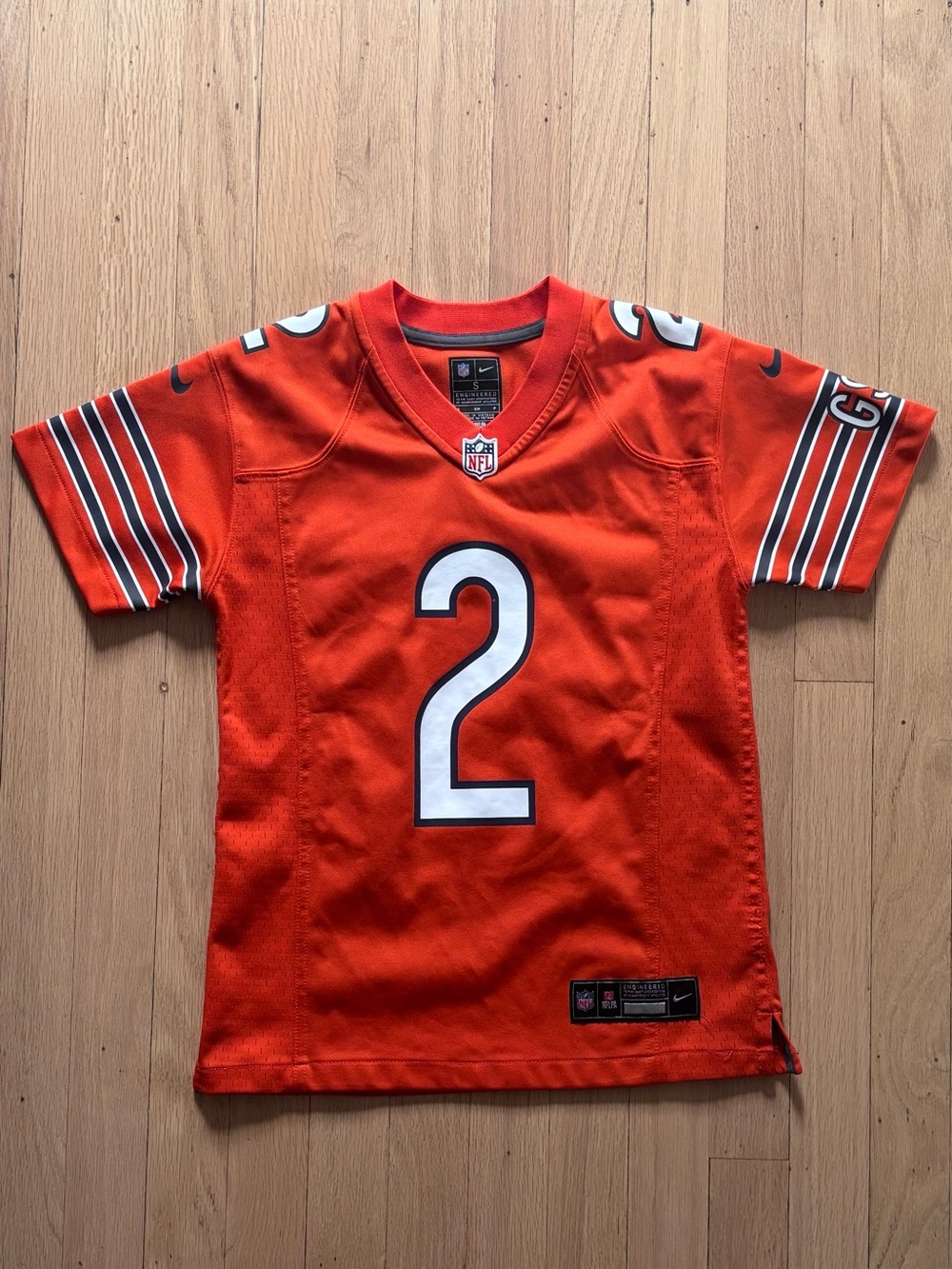 Nike NFL Kids' DJ Moore #2 Chicago Bears Jersey, Orange